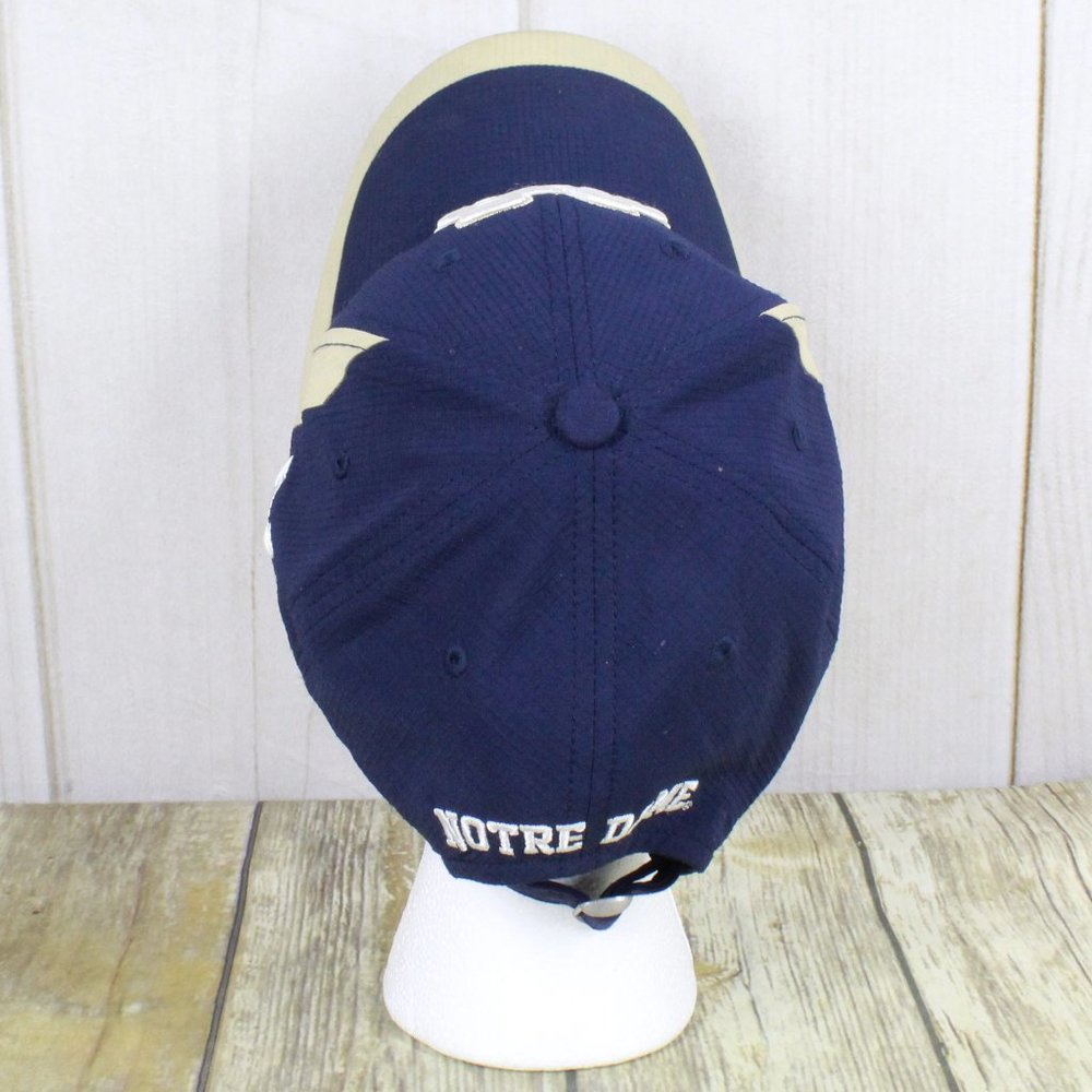 Under Armour Blue Notre Dame Football Fighting Irish Adjustable Hat Cap - Picture 6 of 10